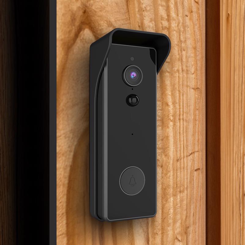 Feit Smart Home White Metal/Plastic Wireless Smart-Enabled Video Doorbell