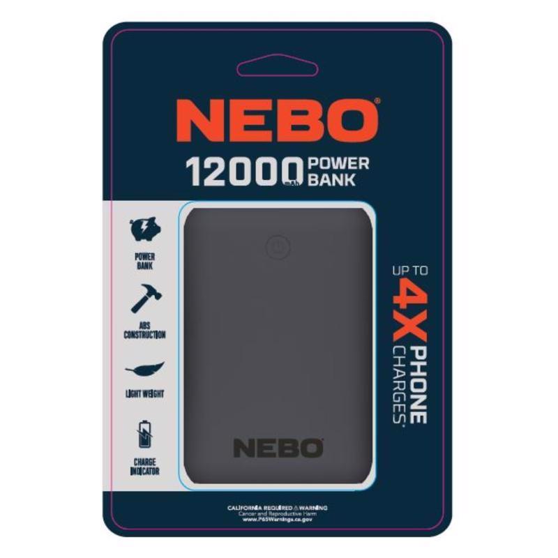 NEBO Power Bank 12000 mAh 1 pk