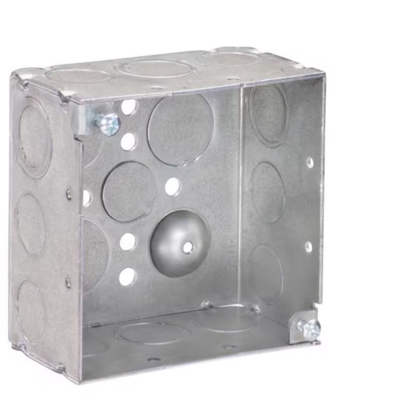 Southwire Old Work 30.3 cu in Square Galvanized Steel Electrical Box Silver