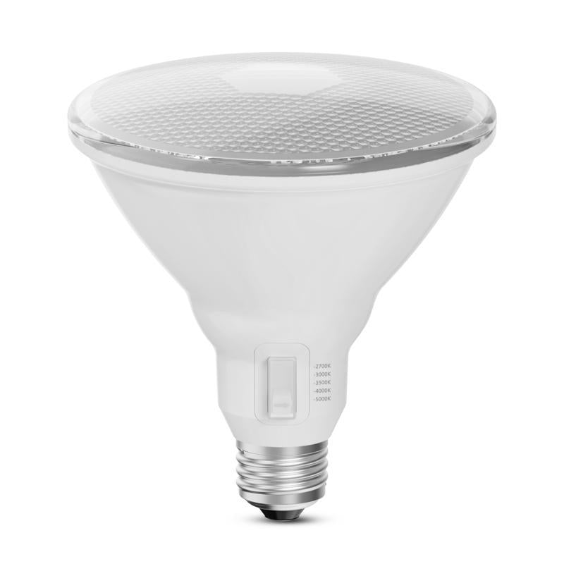 Feit PAR38 E26 (Medium) LED Dusk to Dawn Bulb Color Changing 100 Watt Equivalence 1 pk