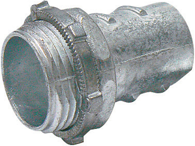 Sigma Engineered Solutions ProConnex 3/8 in. D Die-Cast Zinc Screw-In Connector For FMC 1 pk, Pack of 50