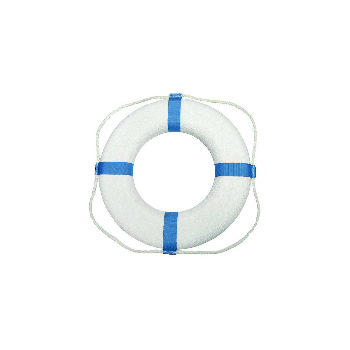 Taylor 25″ Decorative Ring Buoy, White/Blue (Not a Life Saving Device)