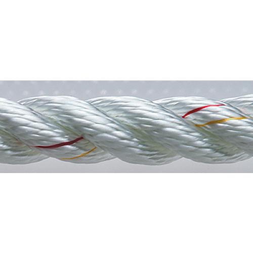 3 Strand Nylon Dockline, 1/2 x 35 White