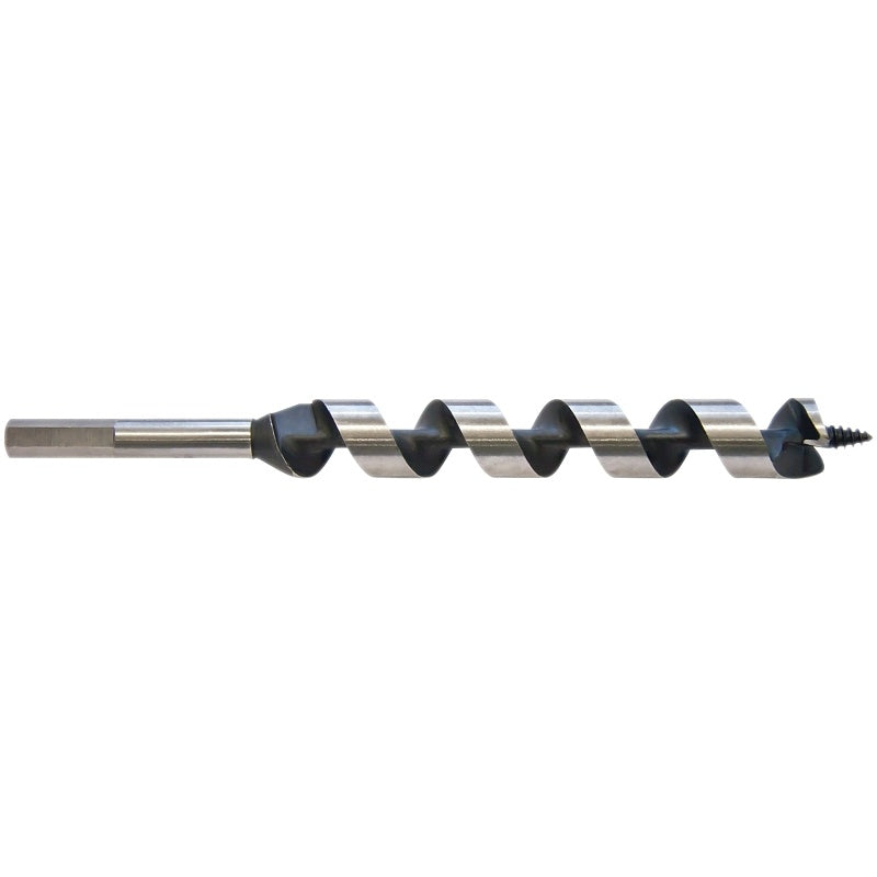 Vulcan 228101OR Auger Drill Bit, 5/8 in Dia, Spiral Flute, 1-Flute, Hex Shank
