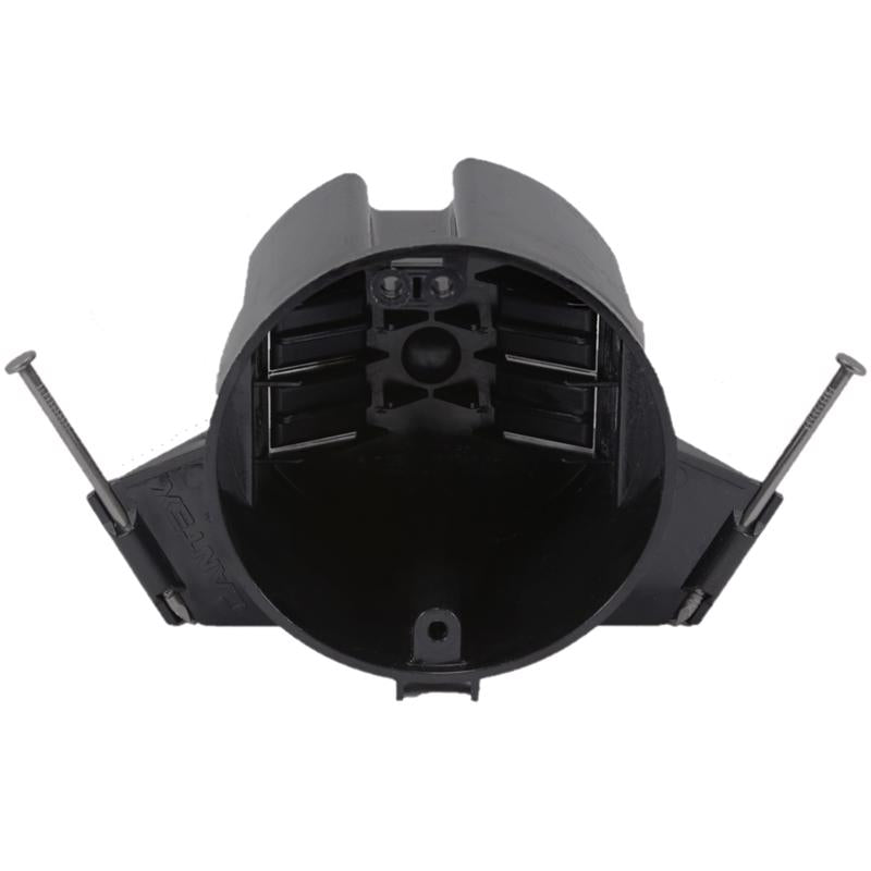 Cantex EZ Box New Work 18 cu in Round Polycarbonate Ceiling Box Black