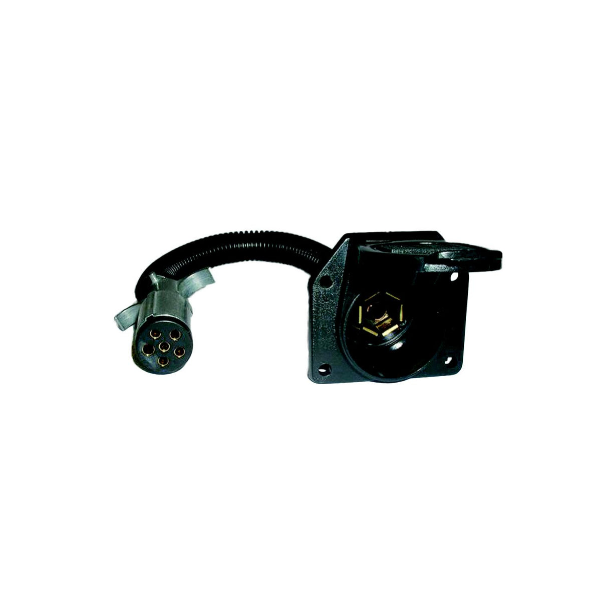 6WAY ROUND PLUG TO 7WAY SOCKET