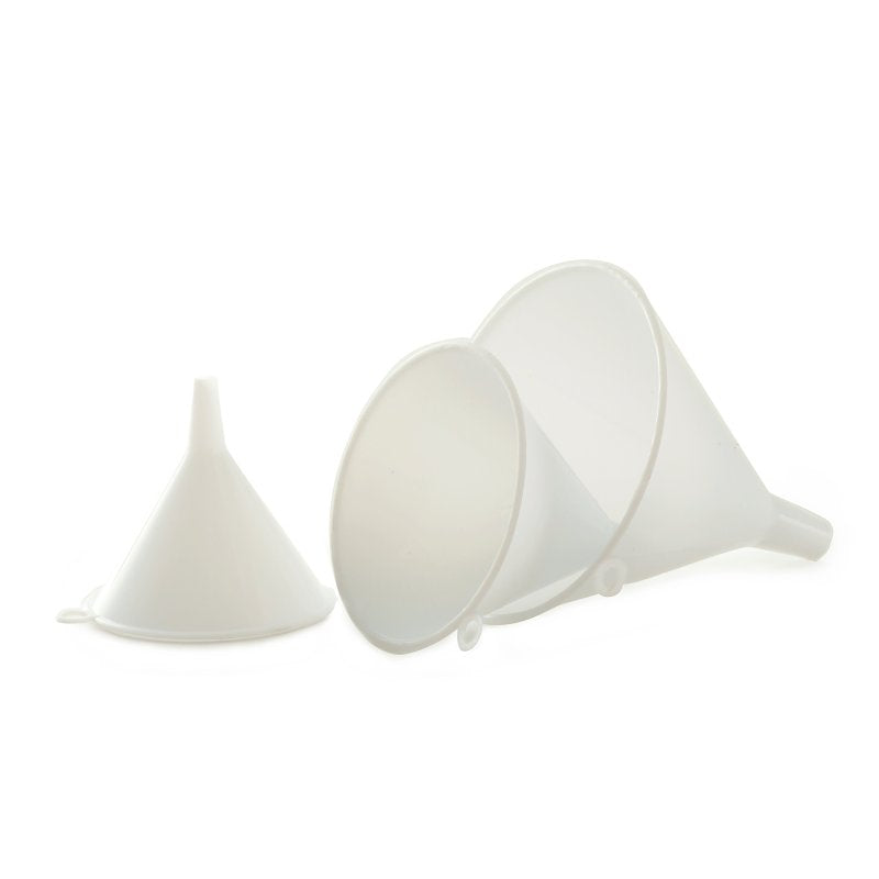 Norpro 243 Funnel Set, Plastic, White