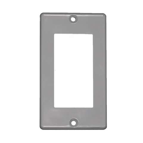 Cantex EZ Box Rectangle Thermoplastic 1 gang 4.29 in. H X 2.360 in. W GFCI Cover