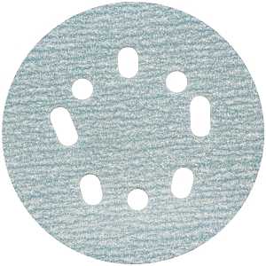 Norton ProSand A975 0 Series 7660768327 Vacuum Disc, 5 in Dia, 100 Grit, Medium, Ceramic Alumina Abrasive, Paper Backing