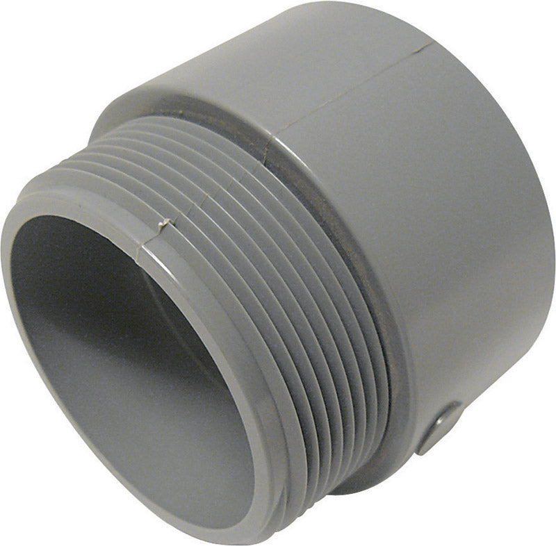 Cantex 2-1/2 in. D PVC Male Adapter For PVC 1 pk, Pack of 5