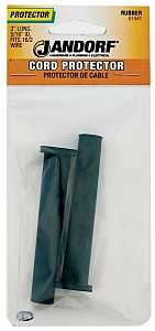 Jandorf 61541 Strain Relief Cord Protector, 5/16 in ID Dia, 3 in L, Rubber, Black