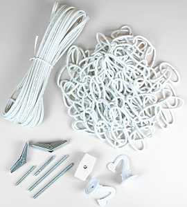 Jandorf 60262 Swag Kit, Ceiling, White