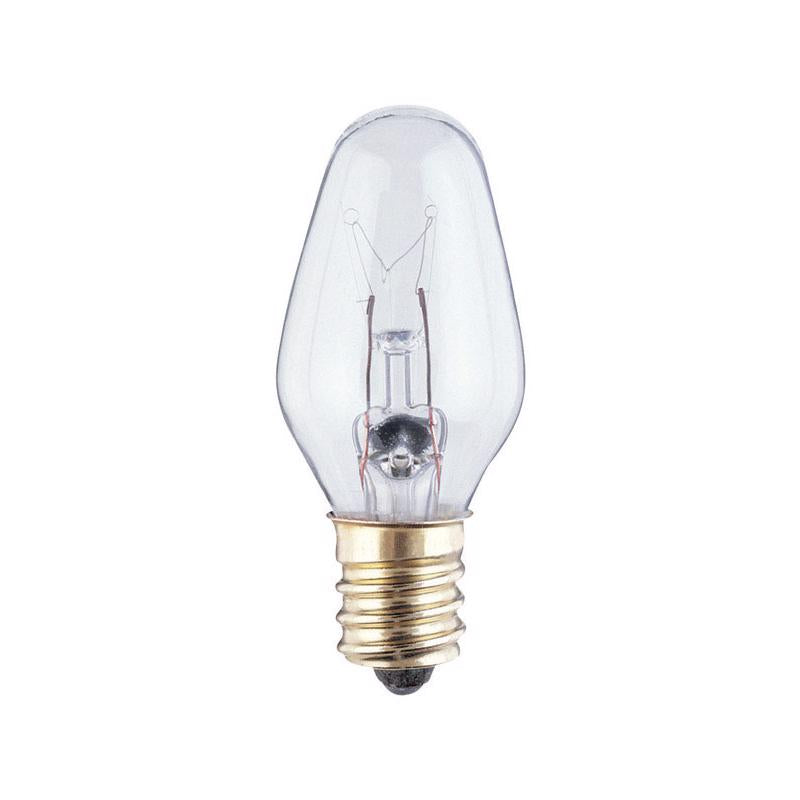 Westinghouse 4 W C7 Specialty Incandescent Bulb E12 (Candelabra) White 2 pk