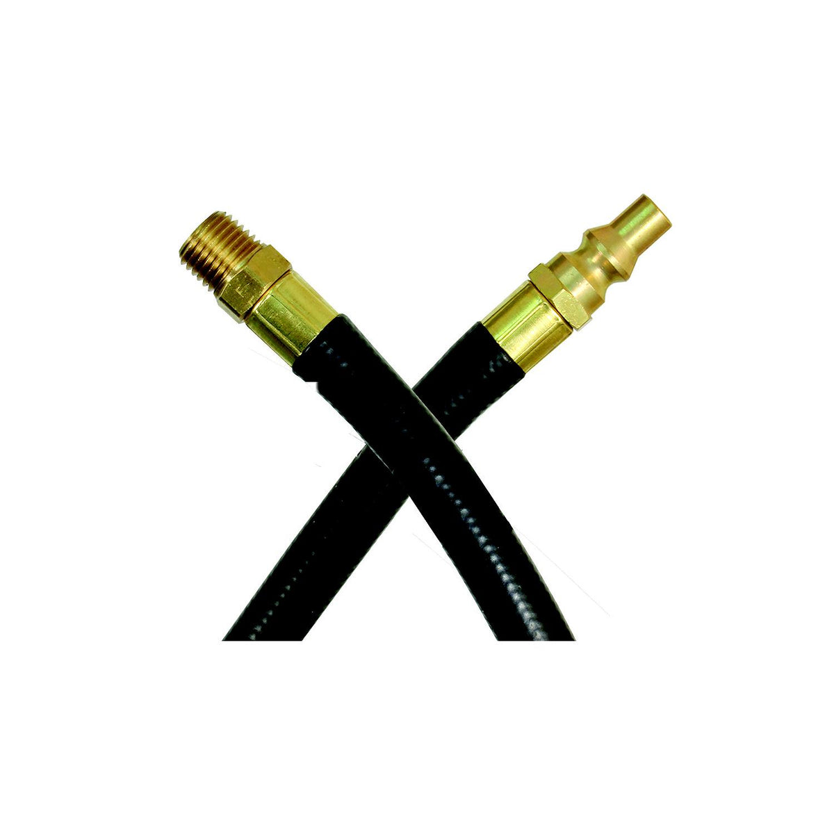 JR Products RV Rubber Appliance Hose with 1/4″ Male Pipe Thread & Quick Disconnect Male Ends