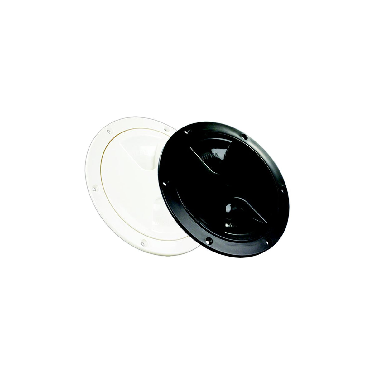 JR Products 4″ Access/Deck Plate, White