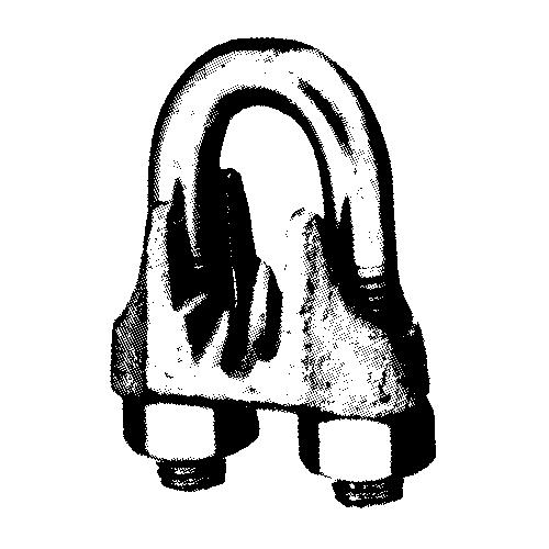 Wire Rope Clip, Galvanized