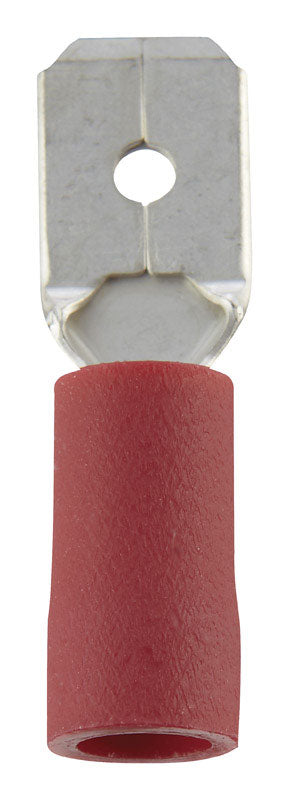 Ace Insulated Wire Male Disconnect Red 100 pk
