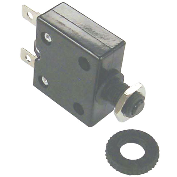 Sierra CB41210 Push Button Circuit Breaker, 10 Amp, White