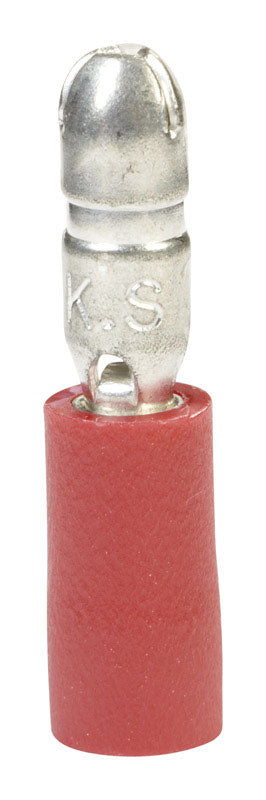 Ace Insulated Wire Male Disconnect Red 100 pk