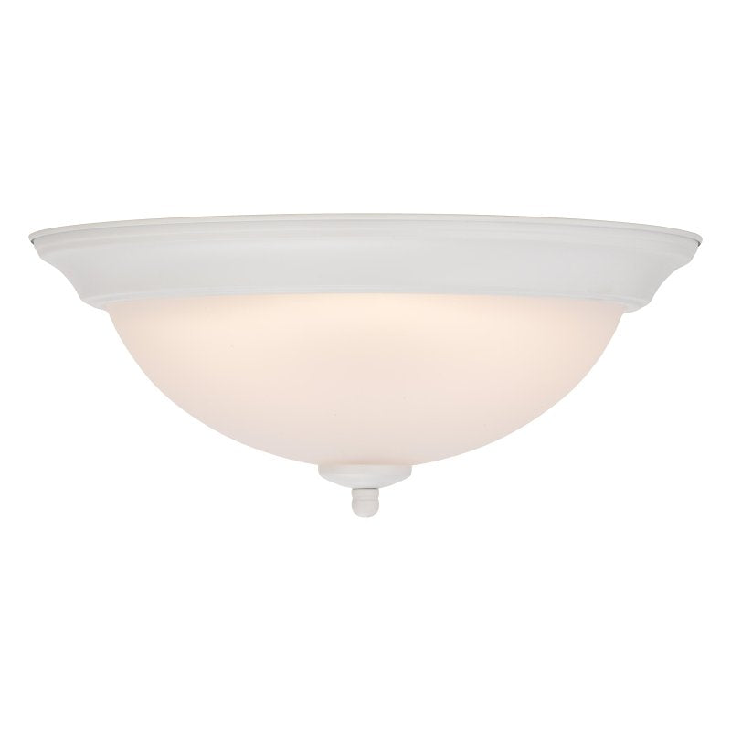 Boston Harbor OG24004WH Ceiling Light, LED Lamp, White Fixture, Powder-Coated Fixture