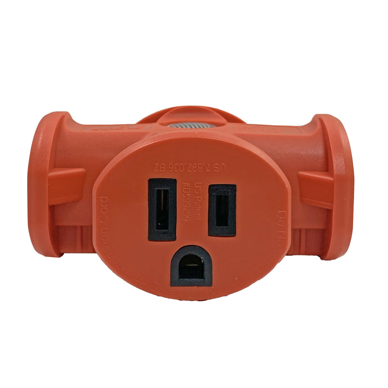Projex Grounded 3 outlets Triple Tap Adapter 1 pk