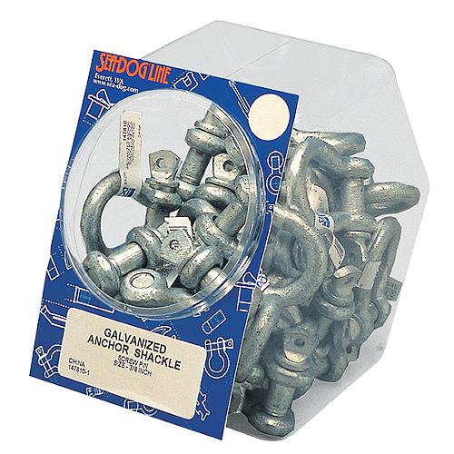 5/16″ Galvanized Anchor Shackles, 40 Pieces