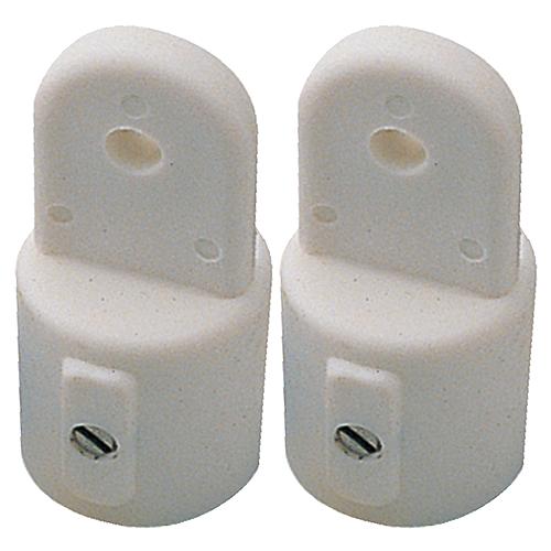 Sea-Dog 2731111 External Eye End, 3/4" White, Pair