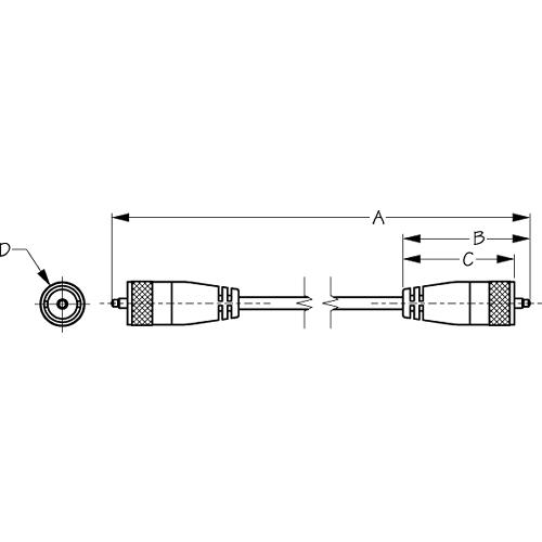 Sea-Dog 3298021 5' Coaxial Cable Assembly