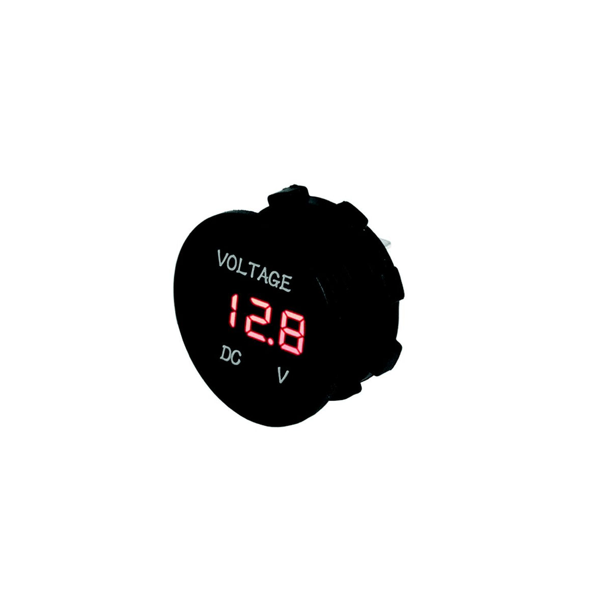 SeaDog 421615 Round Digital 4 to 30 Voltage Meter - Injected Molded Nylon