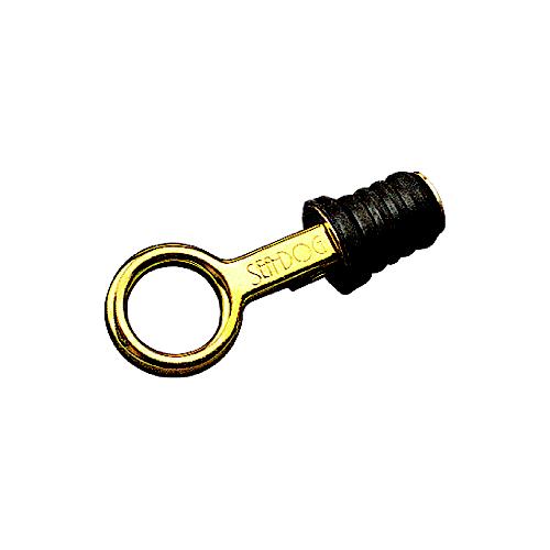 Brass Snap Handle Drain Plug, 1″ w/o Chain, Bulk