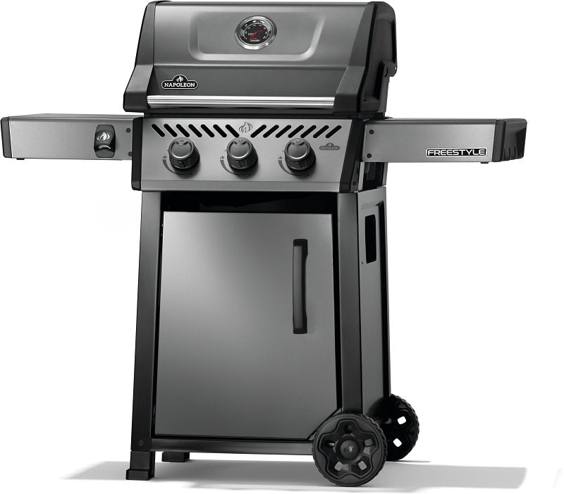 Napoleon FREESTYLE 365 Series F365DPGT Gas Grill, 33,000 Btu, Liquid Propane, 3-Burner, Side Shelf Included: Yes
