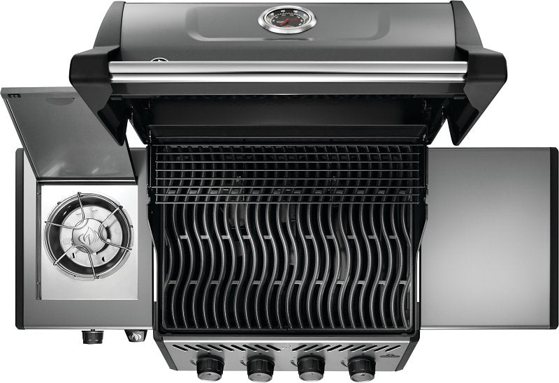 Napoleon Freestyle 425 Series F425DPGT Gas Grill, 38,000 Btu, Propane, 4-Burner, 425 sq-in Primary Cooking Surface