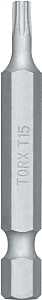 DEWALT DW2648 Power Screwdriver Bit, T15 Drive, Torx Drive, 1/4 in Shank, Hex Shank, 2 in L, Steel