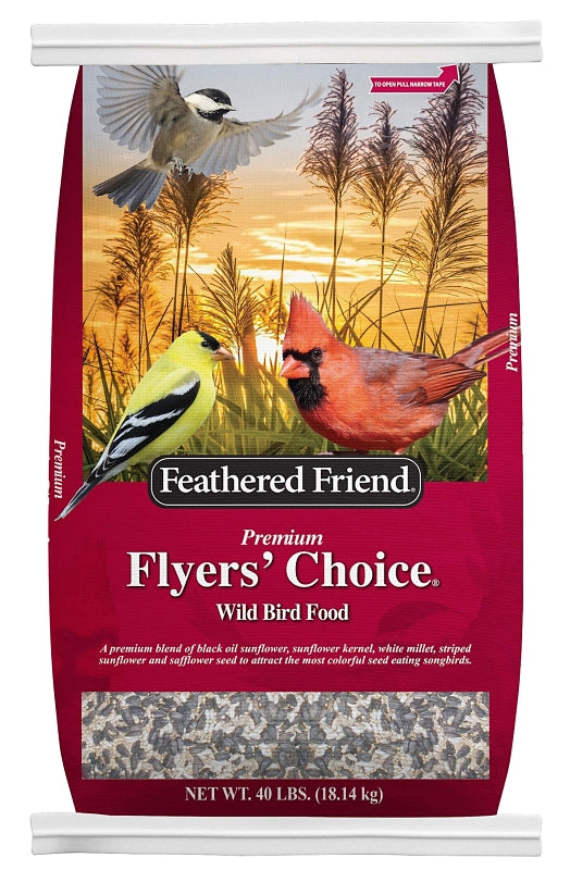 Feathered Friend 14407 Safflower Seed Flyers Choice, 40 lb Bag