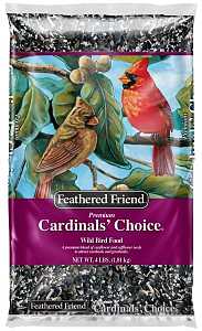 Feathered Friend Cardinals' Choice 14394 Safflower Seed Wild Bird Food, 4 lb, Premium, Blended, Seed, Bag