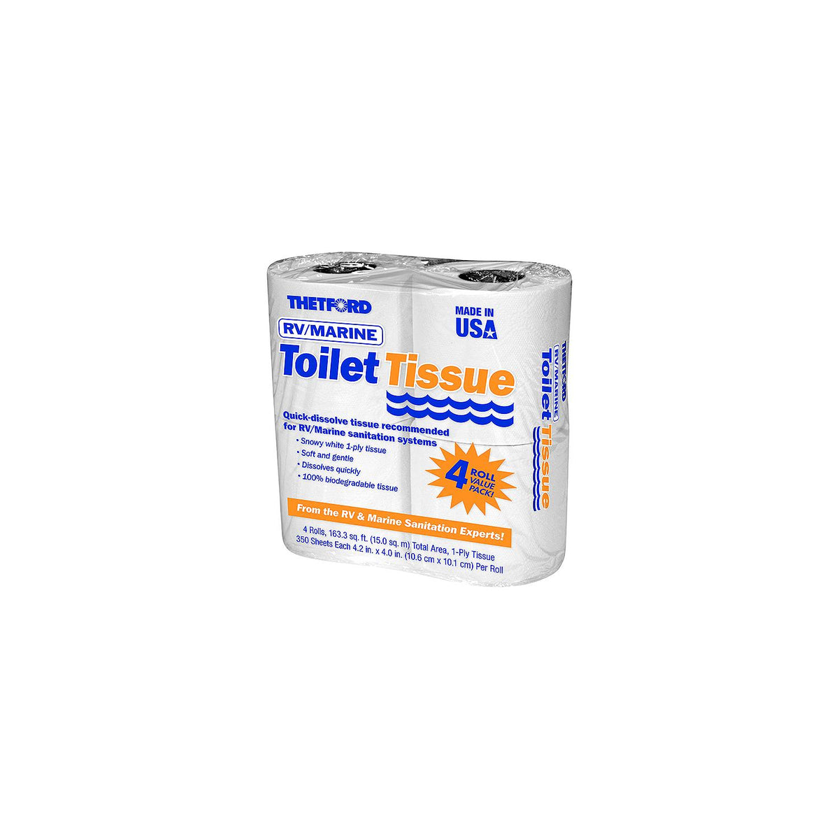 Thetford 20804 Marine Soft Rapid Dissolve Toilet Tissue-Toilet Paper