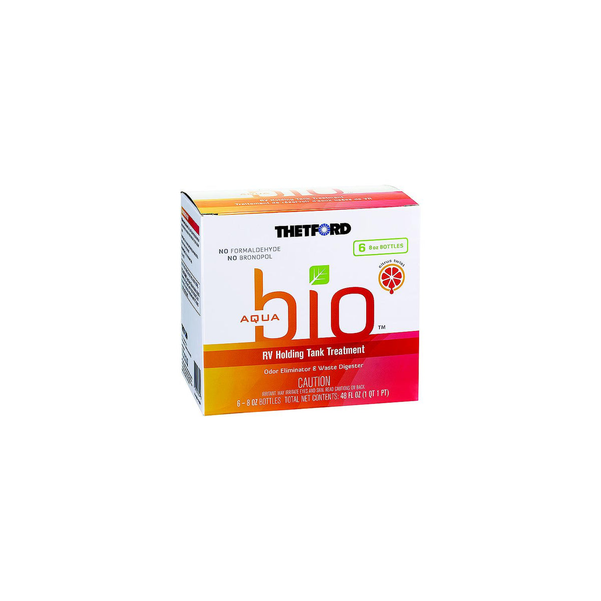 Thetford 96604 Aquabio Holding Tank Treatment, 8 oz., 6/pk
