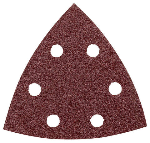 Bosch 3-3/4 in. L X 3.75 in. W 240 Grit Aluminum Oxide Detail Sanding Triangle 5 pk