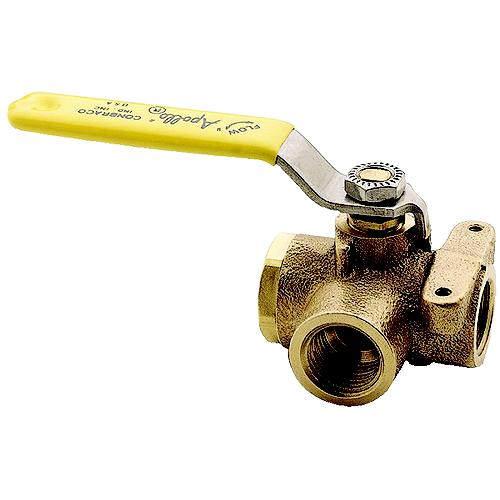 1-1/2″ 3-Way Bronze Diverter Valve