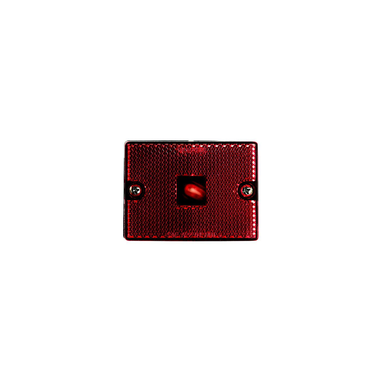 Hopkins B423R 2 - 3/4" Rectangle Clearance/Side Marker w/ reflex, Red