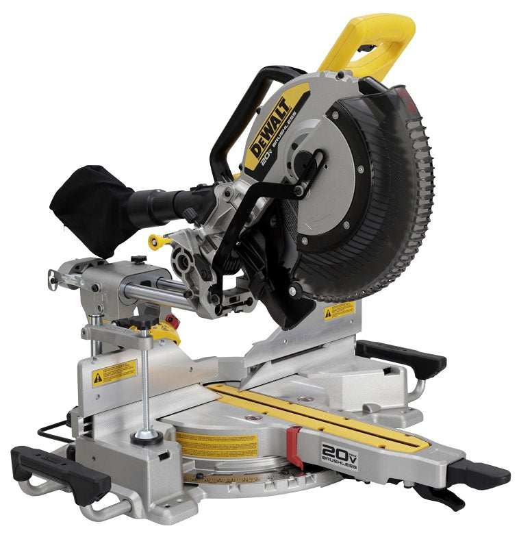 DEWALT MAX XR DCS785B Double Bevel Sliding Miter Saw, Tool Only, 20 V, 12 in Dia Blade