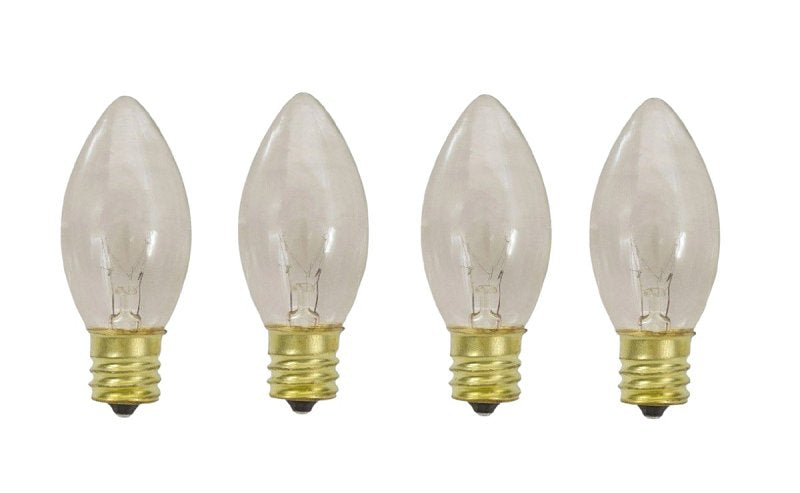 Santas Forest 28788 Filament Bulb, C7 Lamp Base, Pack of 25