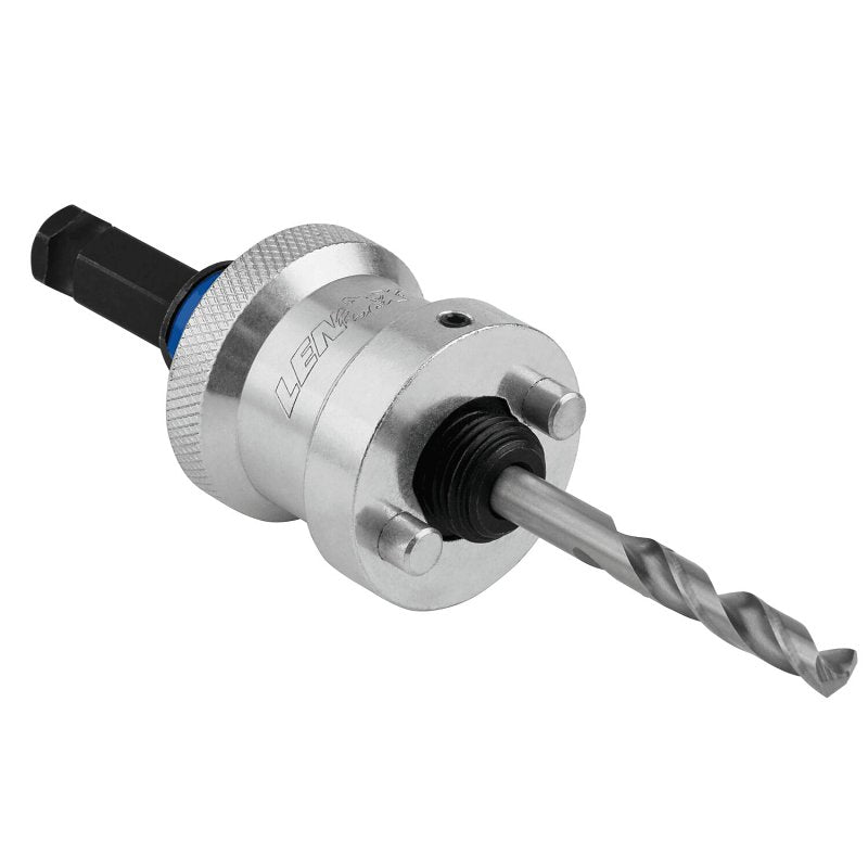 Lenox Speed Slot LXAH9912PBM Hole Saw Arbor, 1/2 in Shank, 1-1/4 to 6 in Dia Bit, Hex Shank