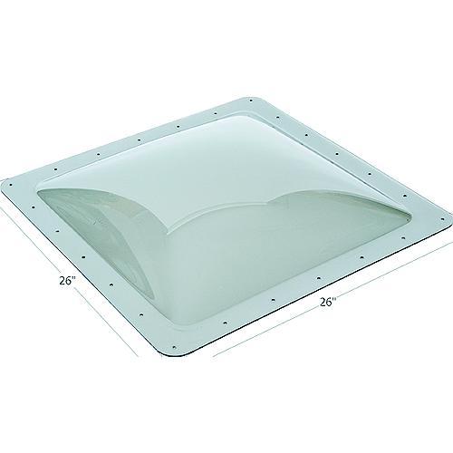 Icon 12198 SL1733 Standard RV Skylight, Smoke