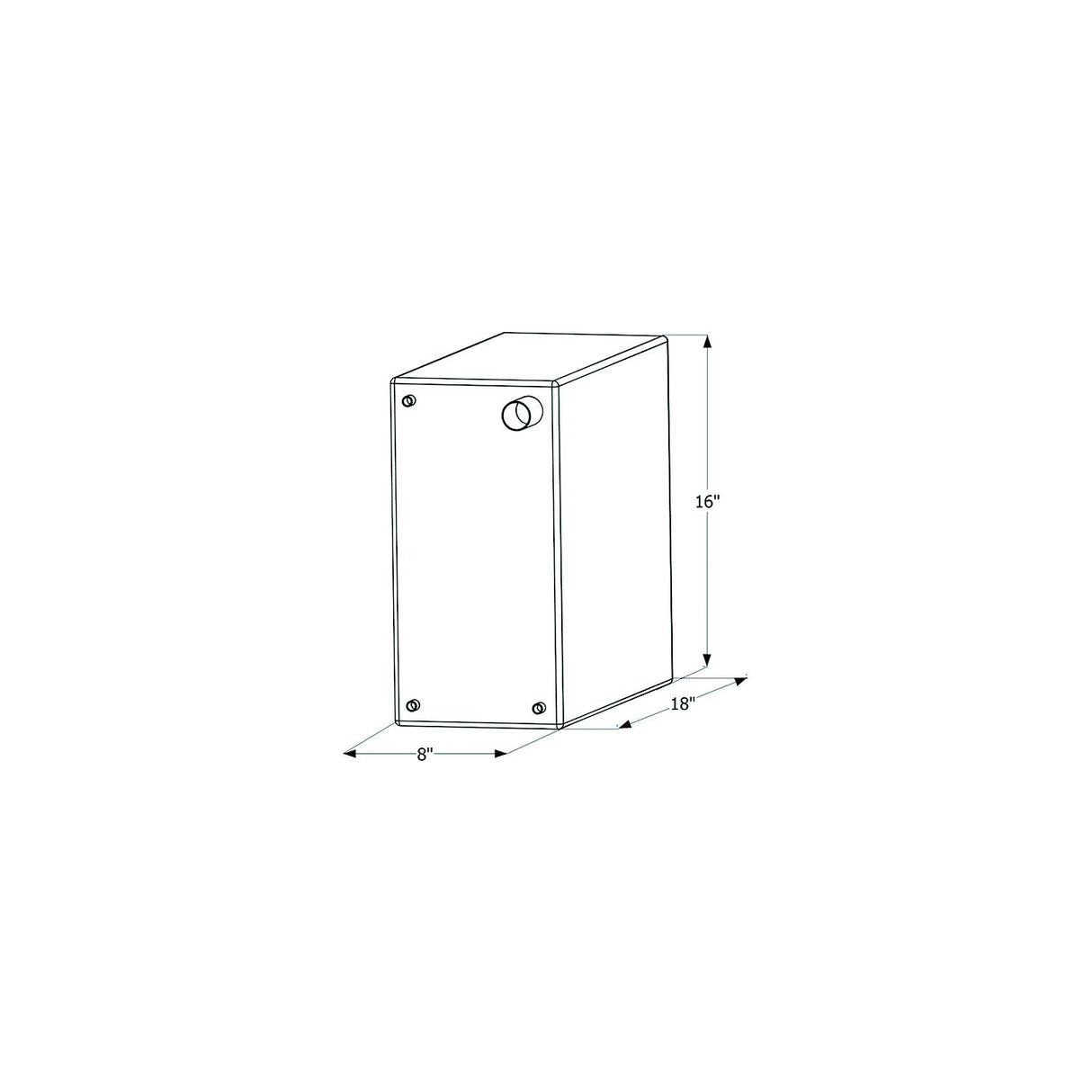 Icon Fresh Water Replacement Tank, 10 Gal.