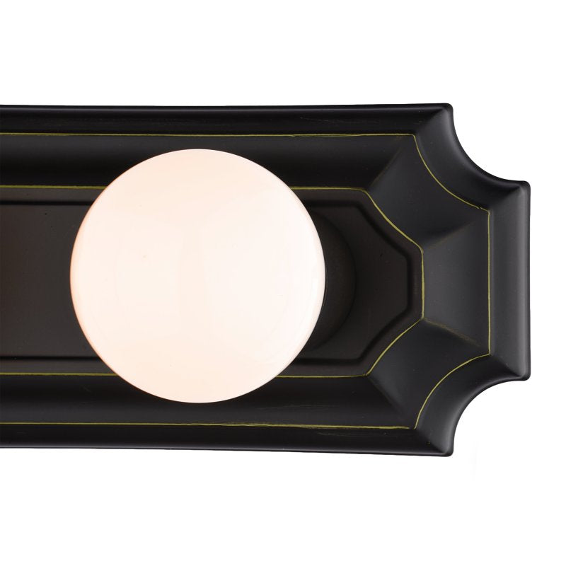 Boston Harbor 045233-VB Vanity Bar Fixture, 100 W, 3-Lamp, G Lamp, Steel Fixture, Venetian Bronze Fixture
