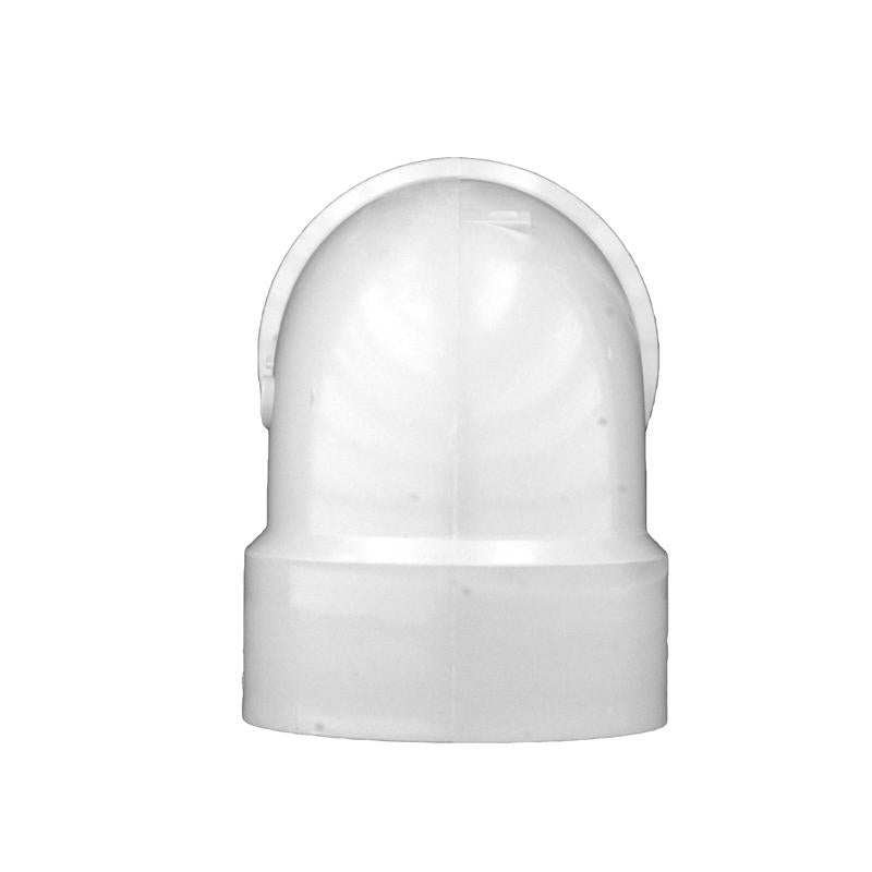 Charlotte Pipe Schedule 40 2 in. Hub X 2 in. D Hub PVC 90 Degree Elbow 1 pk