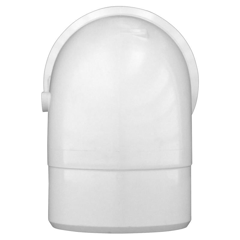 Charlotte Pipe Schedule 40 1-1/2 in. Hub X 1-1/2 in. D Spigot PVC Elbow 1 pk