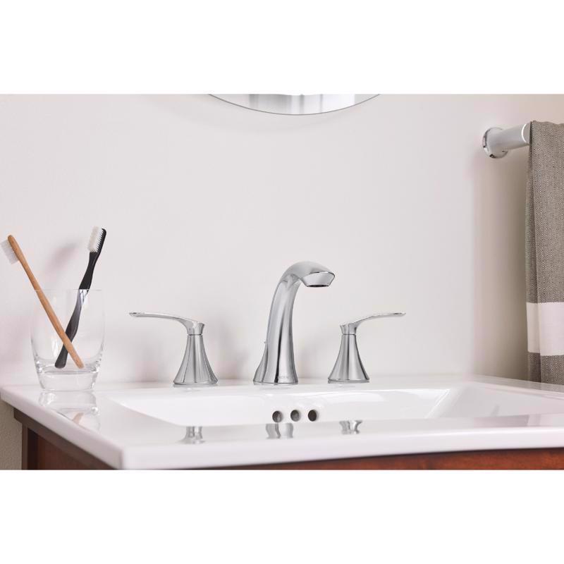 Moen Darcy Chrome Contemporary Bathroom Faucet 8-16 in.