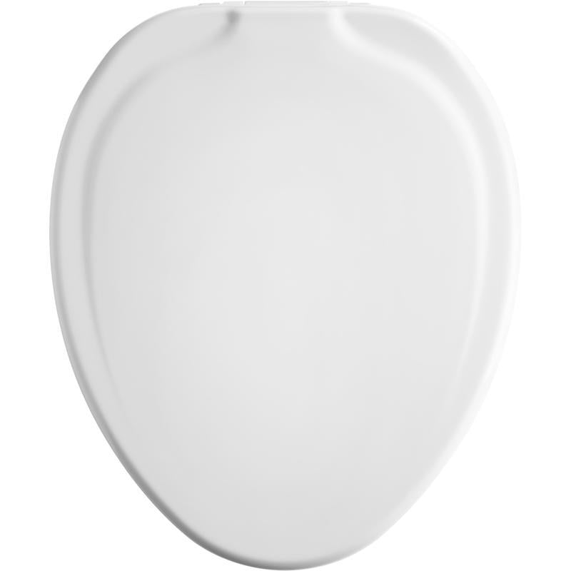Bemis Independence Asurance Elongated White Plastic Toilet Seat, Pack of 2